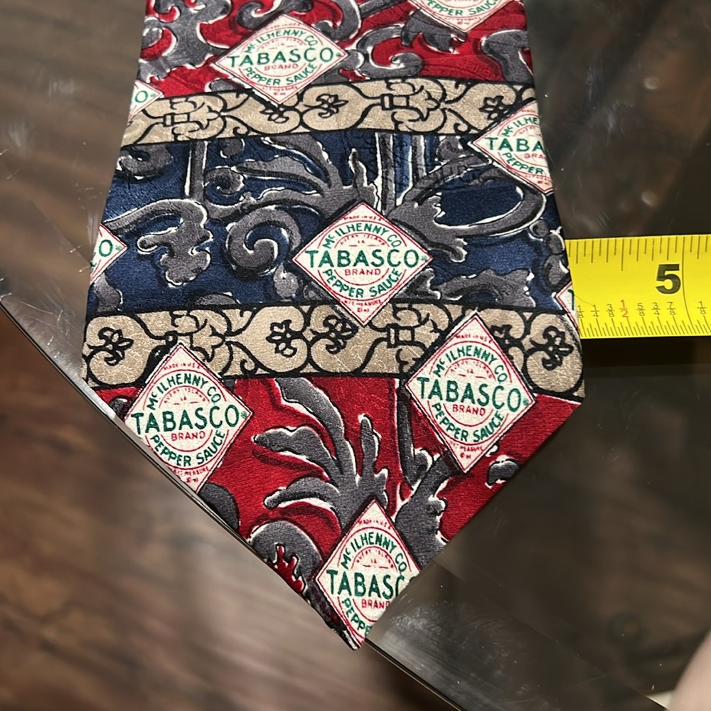 Tabasco Tie 100% silk Vintage  by TABASCO - Picture 4 of 4